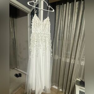 Reign White Floral Dress